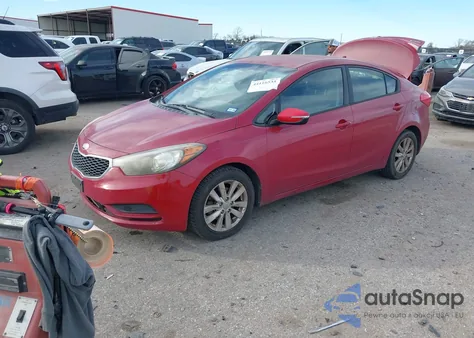 2014 Kia Forte Lx from USA, damaged, VIN KNAFX4A65E5109691